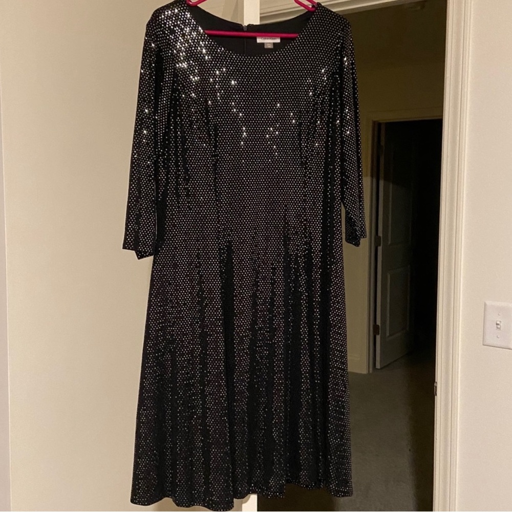Calvin Klein Sequin dress 16w